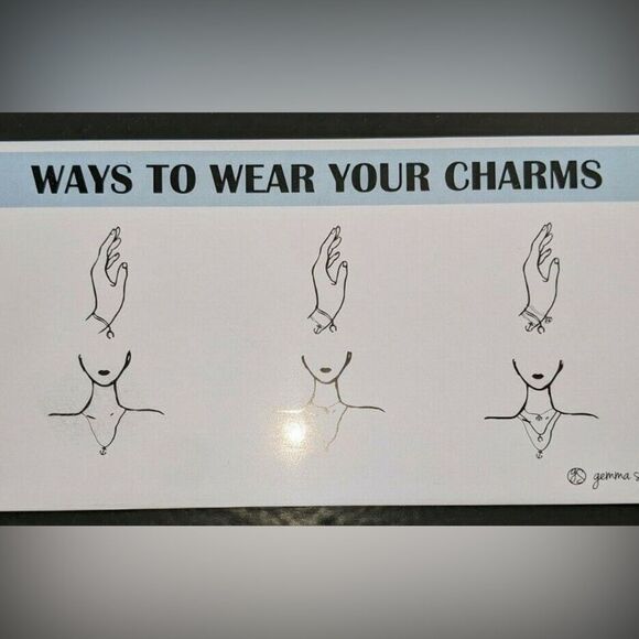 Gemma Simone - Charmed Necklace/Bracelets Set - New! - Picture 4 of 4